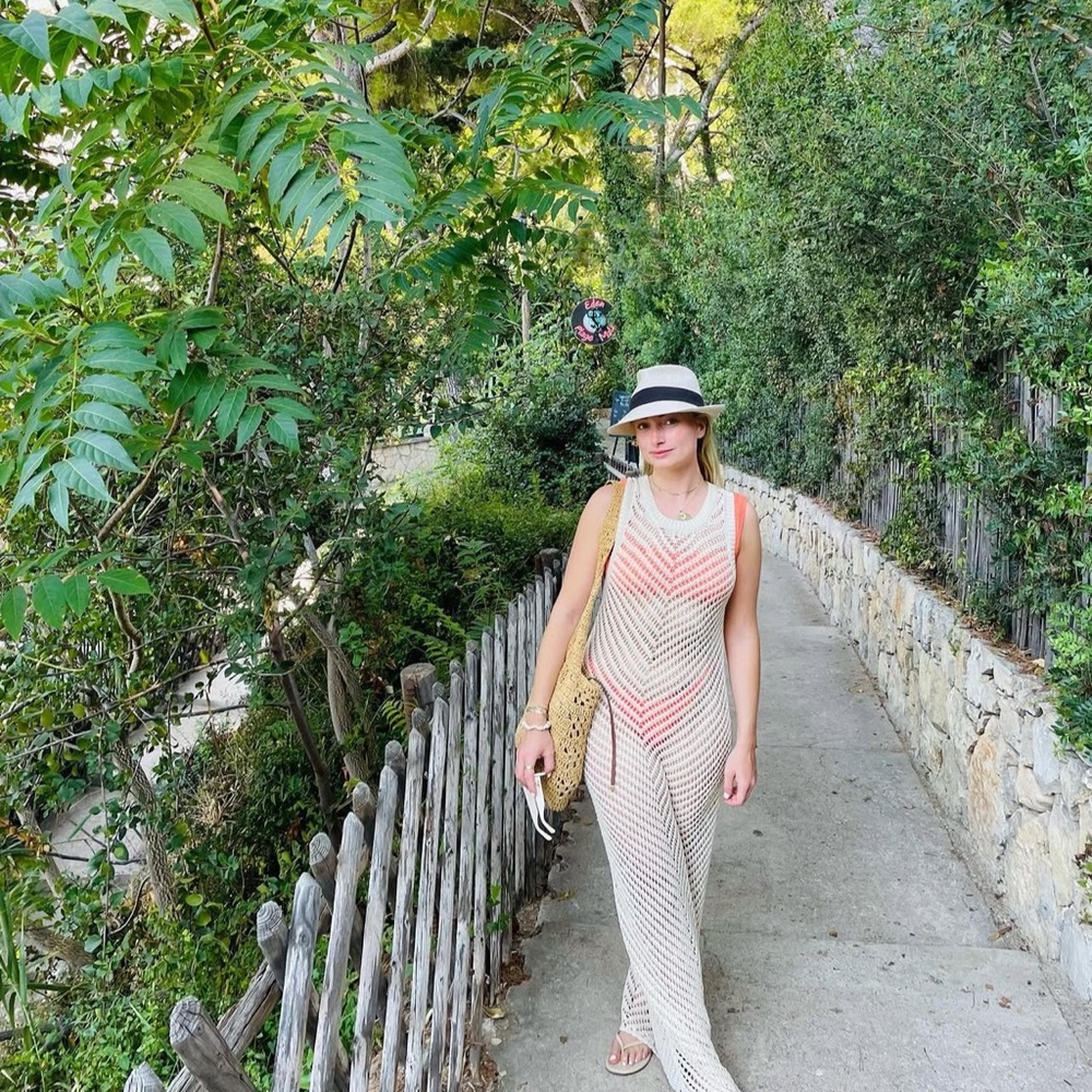 & OTHER STORIES MESH MAXI DRESS